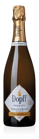 Crémant d'Alsace Brut Nature AOC Chardonnay 2020 Dopff au Moulin
