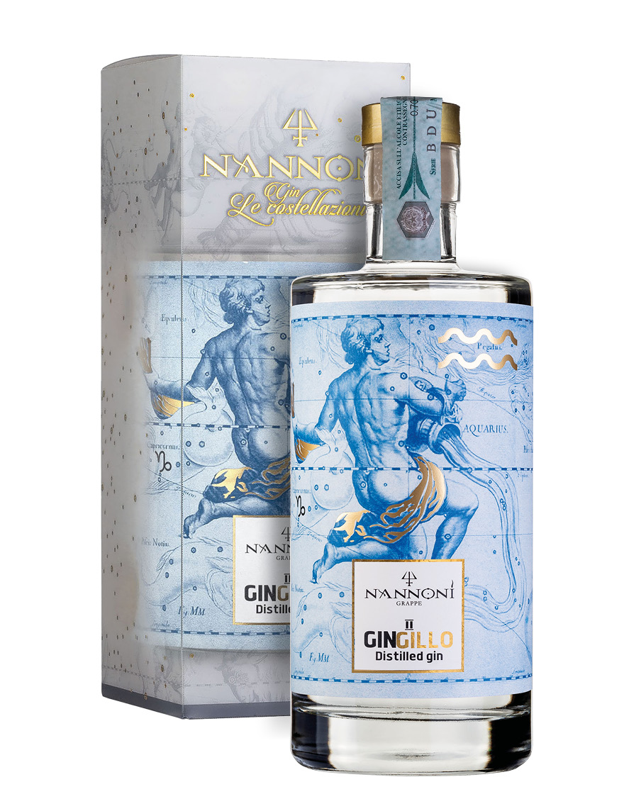 Distilled Dry Gin Gingillo II Acquario Nannoni