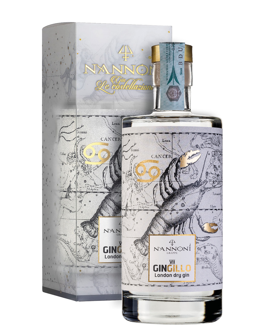 London Dry Gin Gingillo VII Cancro Nannoni