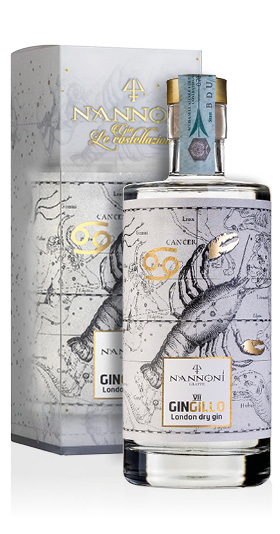 London Dry Gin Gingillo VII Cancro Nannoni