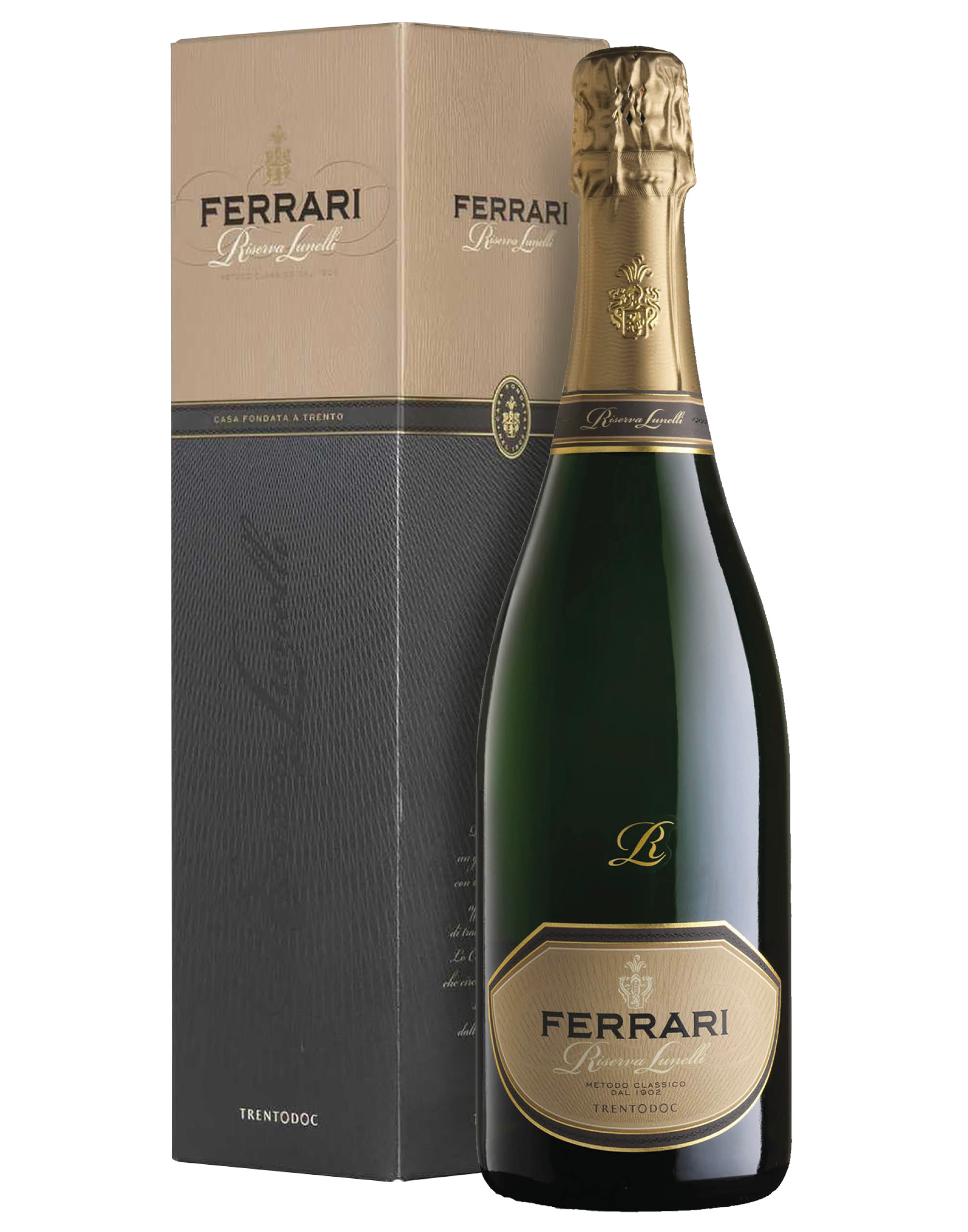 Trento DOC Riserva Lunelli Extra Brut Ferrari 2016 0,75 ℓ, Gift box