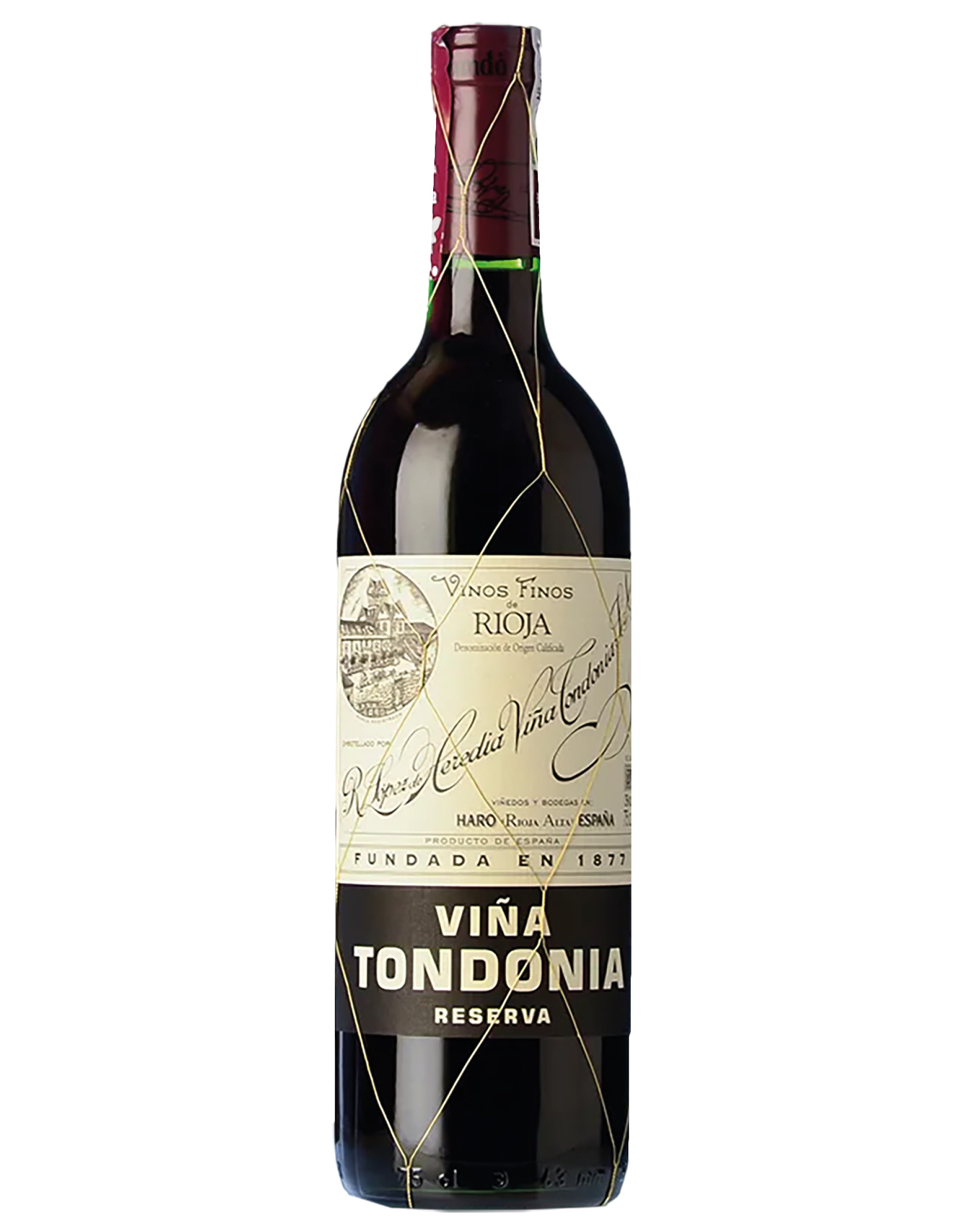 Rioja DOCa Tinto Reserva Viña Tondonia R. López de Heredia 2012 0,75 ℓ
