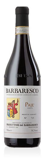 Barbaresco DOCG Riserva Pajé 2020 Produttori del Barbaresco