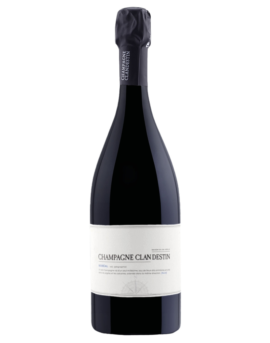 Champagne AOC Brut Nature Boréal 2022 Clandestin 