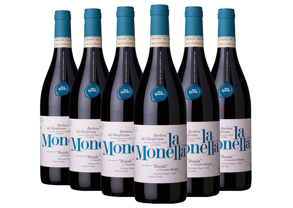 Barbera del Monferrato DOC Frizzante La Monella 2024 Braida
