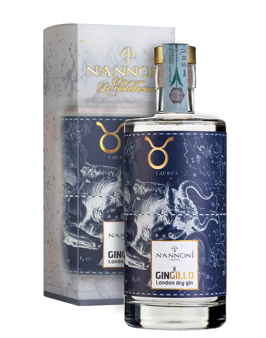 London Dry Gin Gingillo V Toro Nannoni