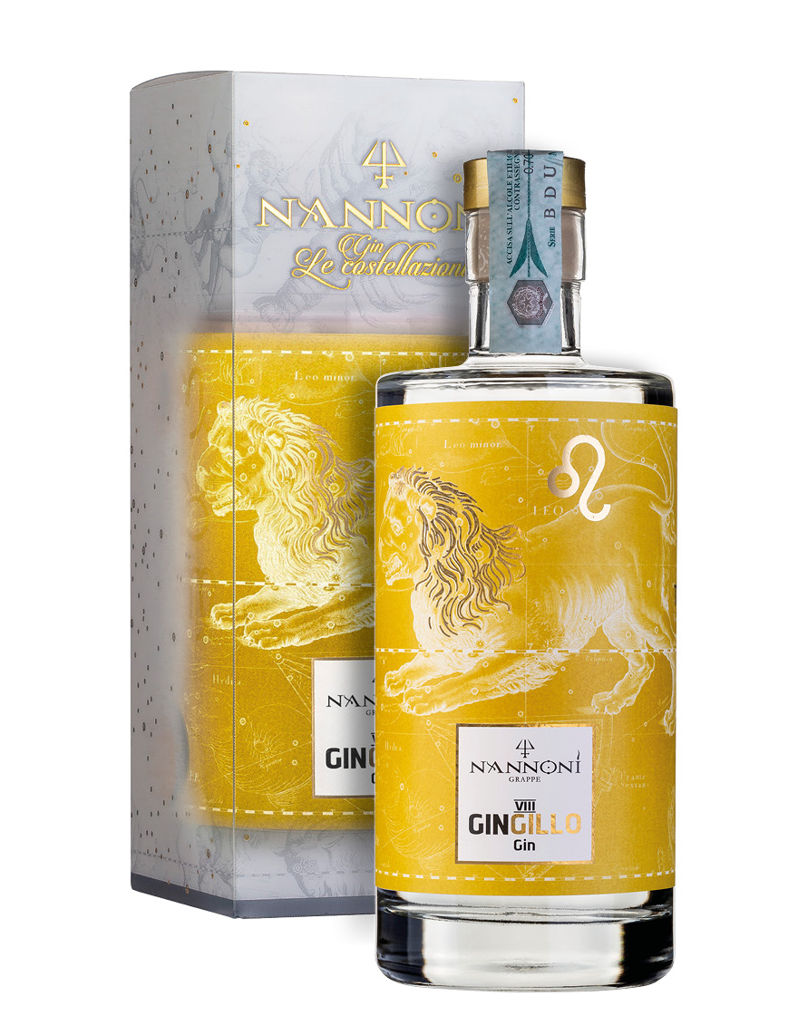 London Dry Gin Gingillo VIII Leone Nannoni