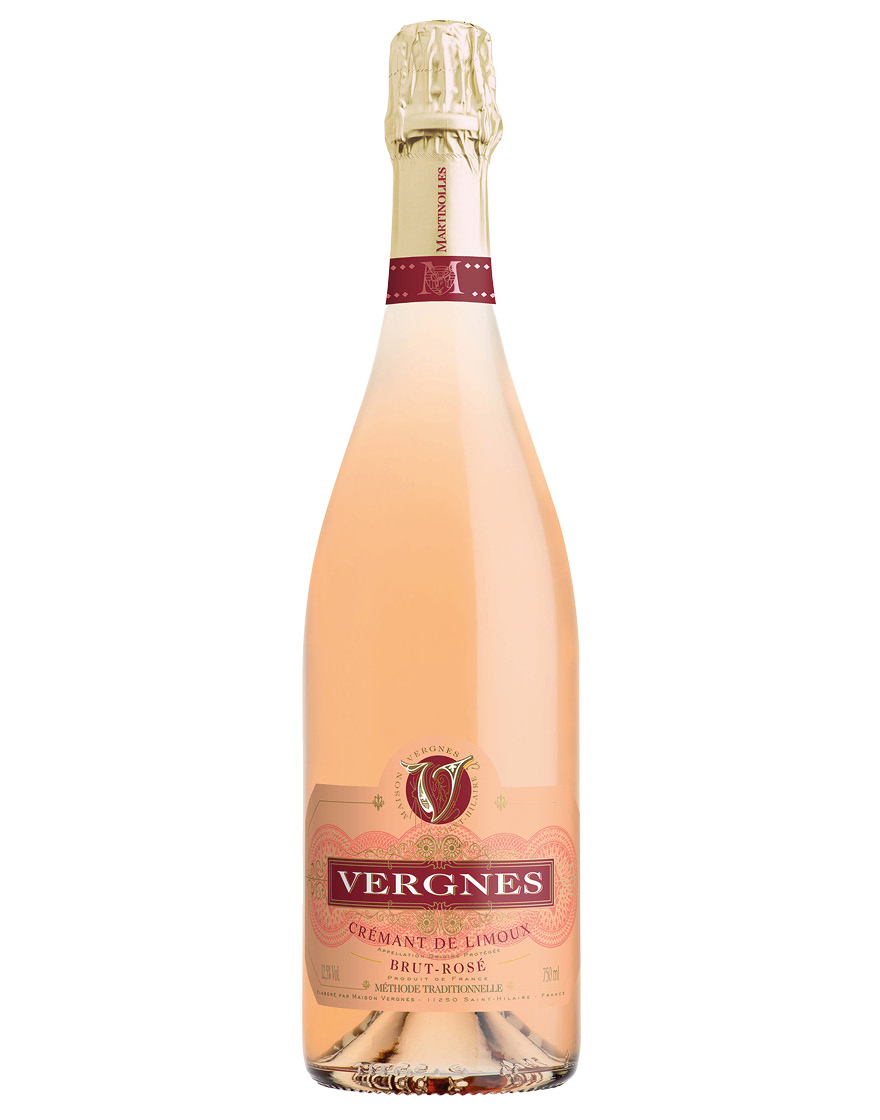 Crémant de Limoux AOC Brut Rosé Vergnes