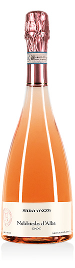 Nebbiolo d'Alba DOC Spumante Metodo Classico Brut Rosé 2019 Sara Vezza