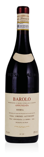 Barolo DOCG Annunziata Riserva 2016 Accomasso