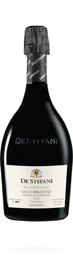 Valdobbiadene Prosecco Superiore DOCG Extra Brut Millesimato Rive di Refrontolo 2024 De Stefani