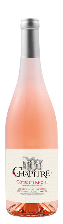 Côtes du Rhône AOP Rosé Chapitre 2024 Vignerons Propriétés Associés