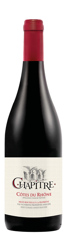 Côtes du Rhône AOP Rouge Chapitre 2023 Vignerons Propriétés Associés