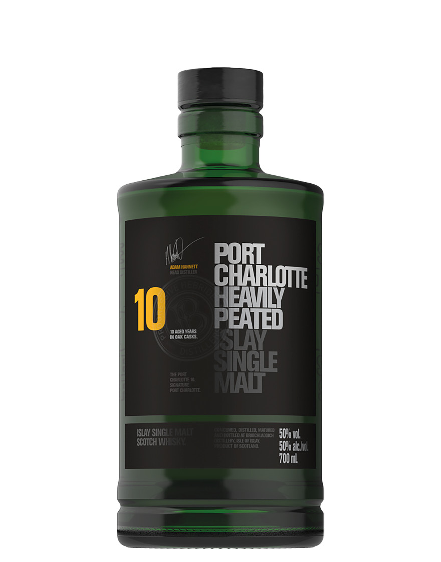 Port Charlotte 10 Aged Years Islay Single Malt Scotch Whisky Bruichladdich Distillery