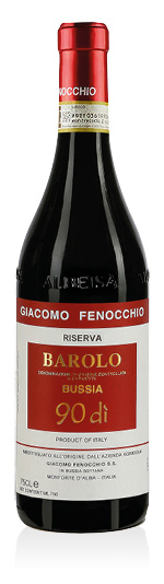 Barolo DOCG Riserva Bussia 90 dì 2019 Giacomo Fenocchio