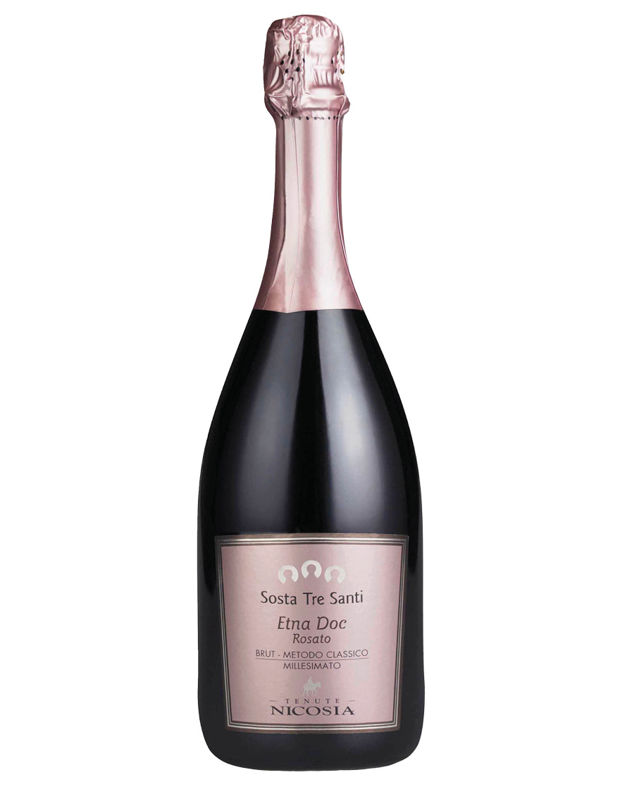 Etna DOC Brut Metodo Classico Rosato Sosta Tre Santi 2022 Nicosia