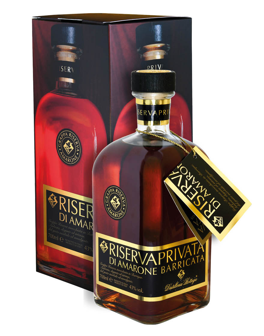 Grappa Riserva Privata di Amarone Barricata Bottega