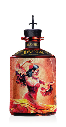 London Dry Gin JR-FL Flamenco J.Rose