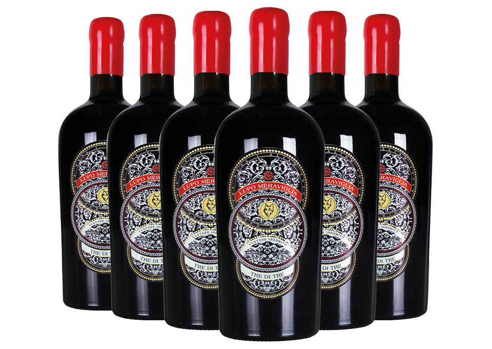 Puglia IGT Rosso Tre di Tre Limited Edition 2023 Lupo Meraviglia