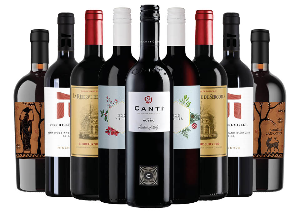 Rijke rode kerstvondsten