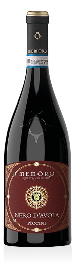 Sicilia DOC Nero d'Avola Memŏro 4 Elementi 2024 Piccini 1882