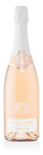 Sparkling Rosé Alcohol Free La Galiniere Sensation Château de la Galinière