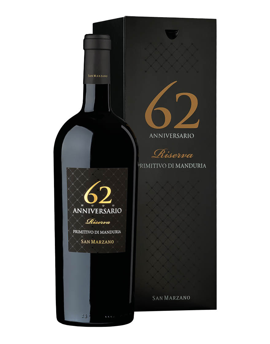 Primitivo di Manduria Riserva DOC Anniversario 62 2019 San Marzano