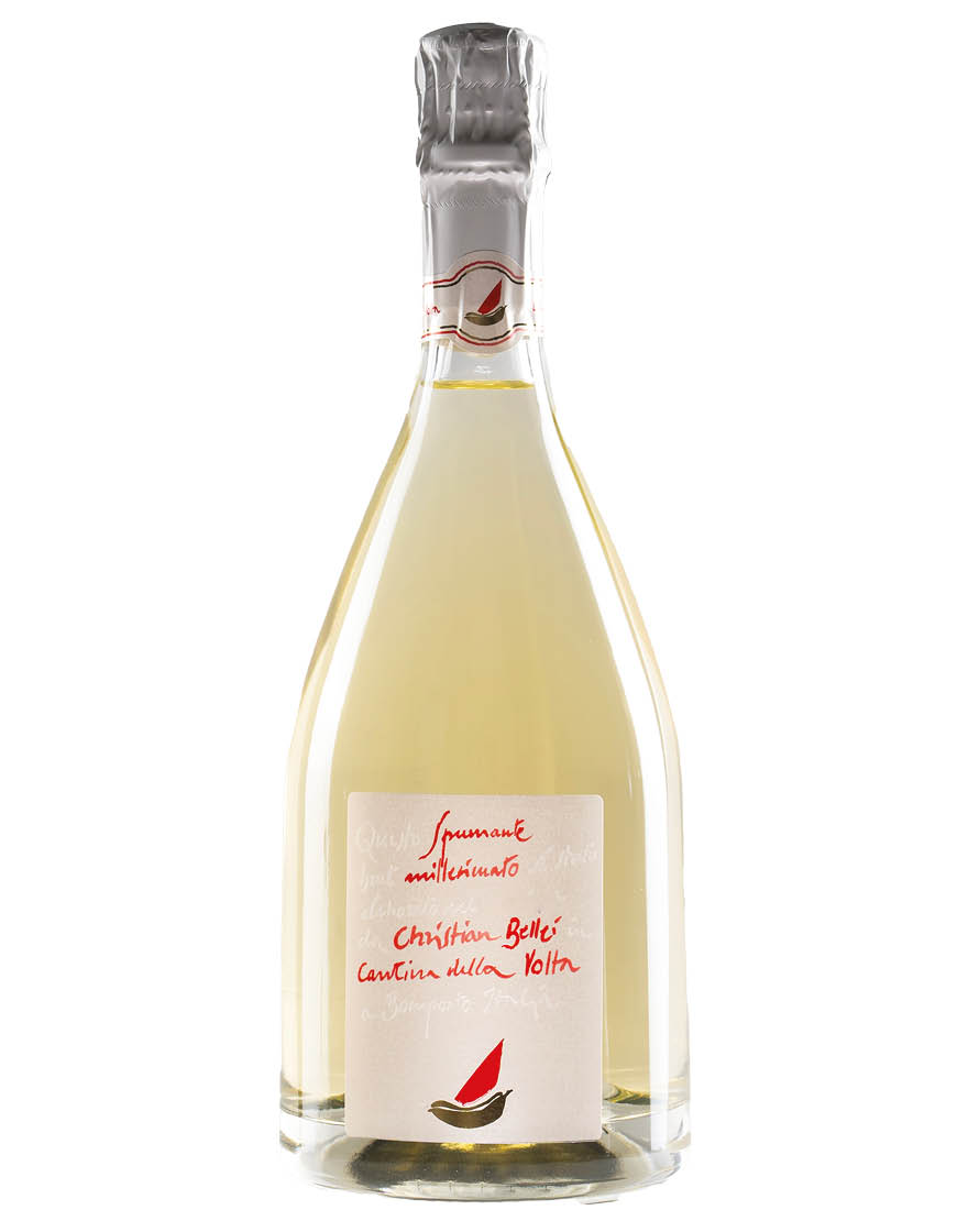 Vino Spumante di Qualità Metodo Classico Brut Christian Bellei 2017 Cantina della Volta