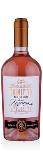 Puglia IGT Primitivo Rosato da Uve Leggermente Appassite 2024 Duca di Saragnano