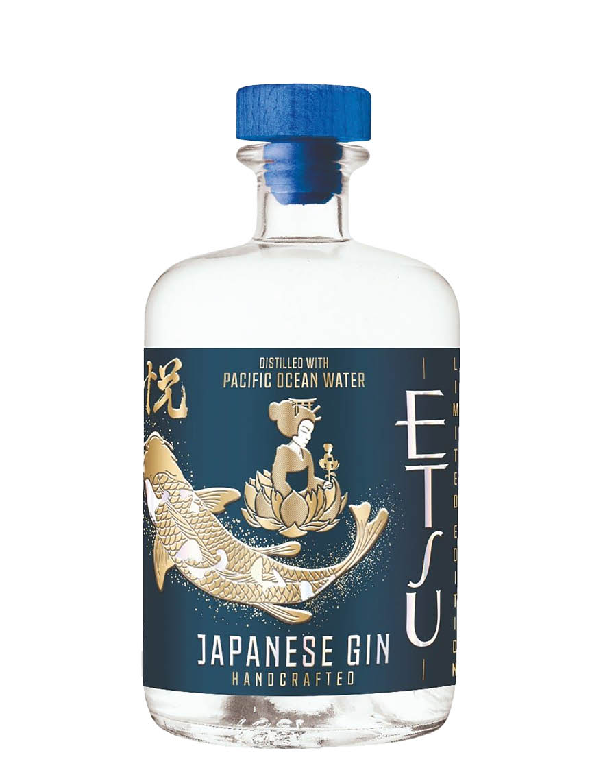  Japanese Gin Distilled with Pacific Ocean Water Etsu