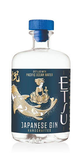  Japanese Gin Distilled with Pacific Ocean Water Etsu