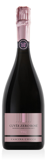 Vino Spumante di Qualità Metodo Classico Extra Brut Cuvée Zero Rosé 2022 Cascina Chicco