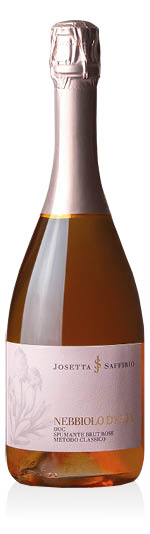 Nebbiolo d’Alba DOC Spumante Metodo Classico Brut Rosé 2021 Josetta Saffirio