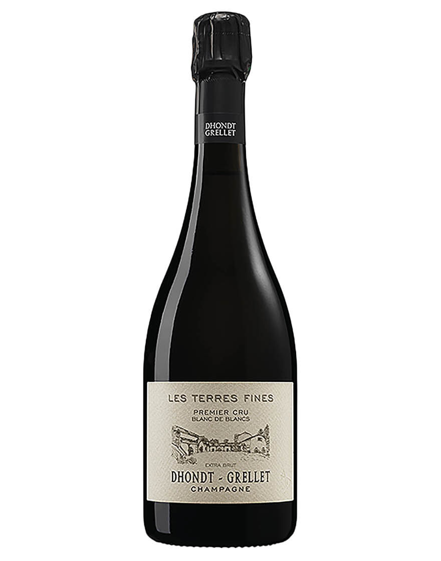 Champagne AOC Extra Brut Blanc de Blancs Premier Cru Les Terres Fines 2021 Dhondt-Grellet