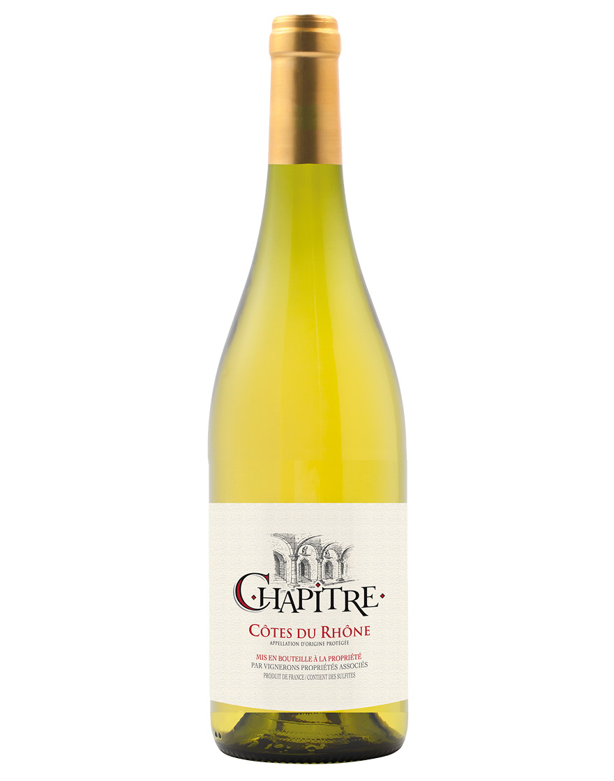 Côtes du Rhône AOP Blanc Chapitre 2025 Vignerons Propriétés Associés