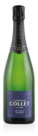 Champagne AOC Extra Brut Art Déco Collet