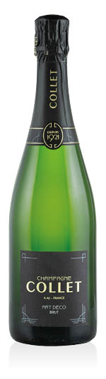 Champagne AOC Brut Art Déco Collet
