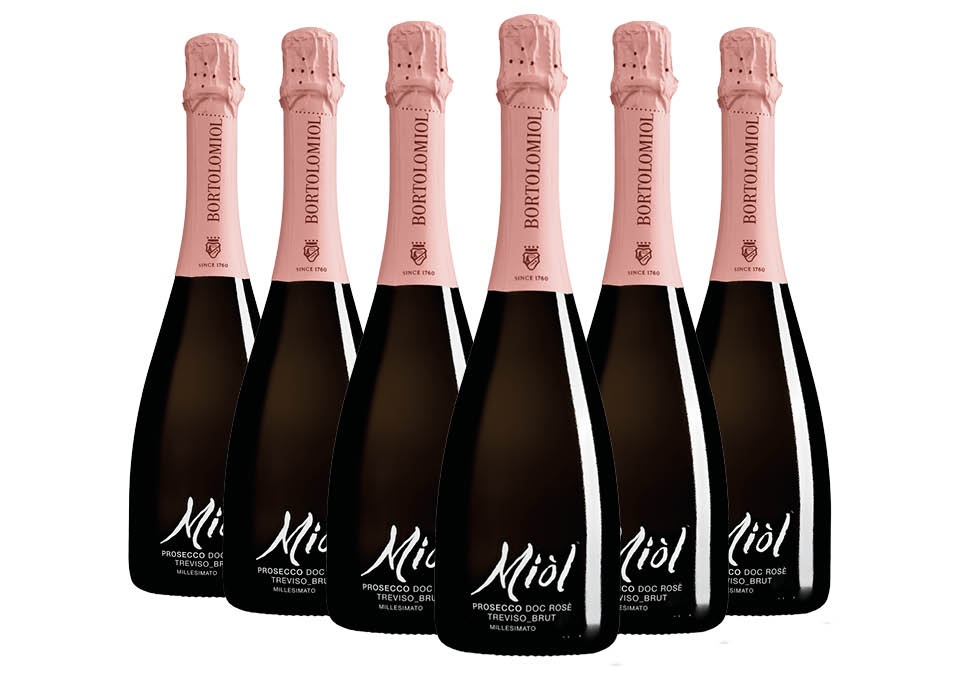 Prosecco DOC Treviso Rosé Brut Miol 2025 Bortolomiol