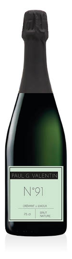 Crémant de Limoux AOC Brut Nature N°91 Paul G. Valentin