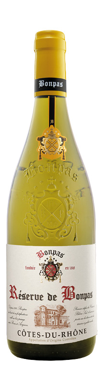 Côtes du Rhône AOC Blanc Réserve de 2021 Bonpas