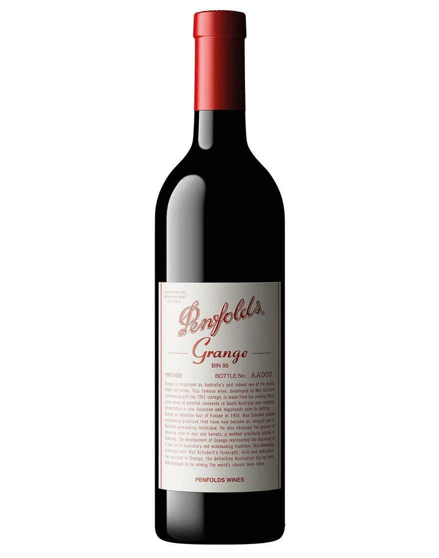 Barossa Valley McLaren Vale GI Grange Bin 95 2020 Penfolds