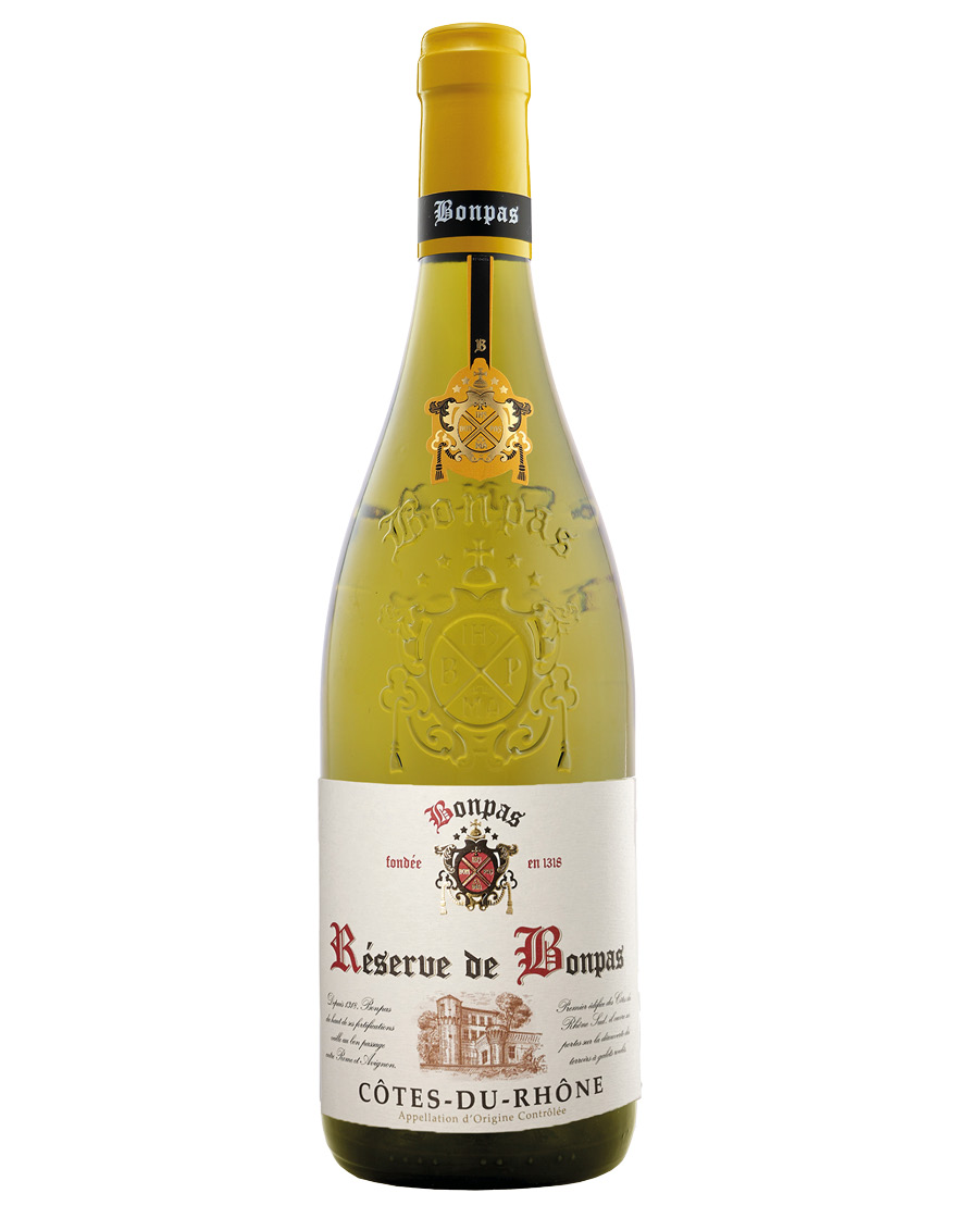 Côtes du Rhône AOC Blanc Réserve de 2025 Bonpas
