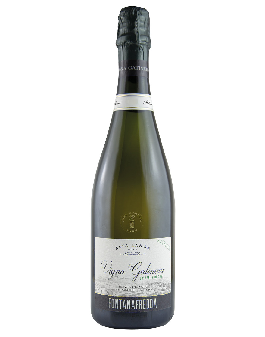 Alta Langa DOCG Pas Dosé Blanc de Noir Vigna Gatinera 84 Mesi Riserva 2016 Fontanafredda