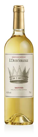 Sauternes AOC L'Or de Sergolle 2022 Baron de Sergolle