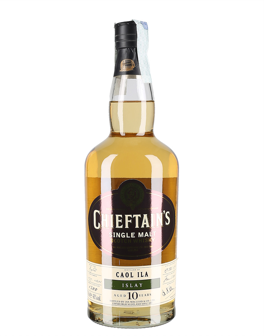 Islay Single Malt Scotch Whisky Aged 10 Years Chieftain's