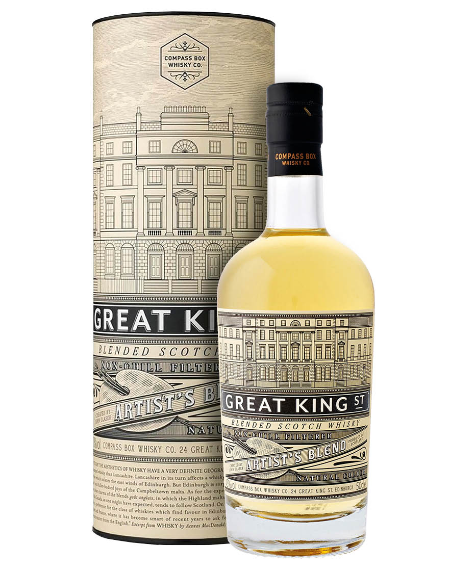 Blended Scotch Whisky Great King Street Artist's Blend Compass Box