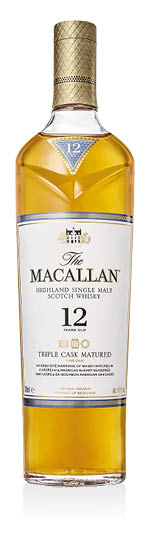Highland Single Malt Scotch Whisky 12 Years Old Triple Cask Matured Fine Oak Macallan
