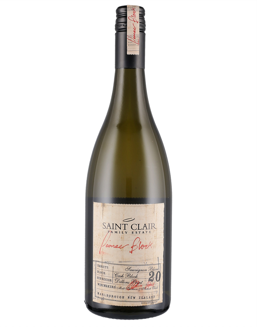 Marlborough Pioneer Block 20 Sauvignon Blanc Cash Block 2016 Saint Clair