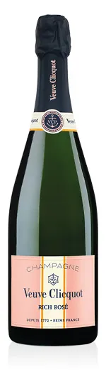 Champagne Doux Rosé  AOC RICH on Ice Veuve Clicquot
