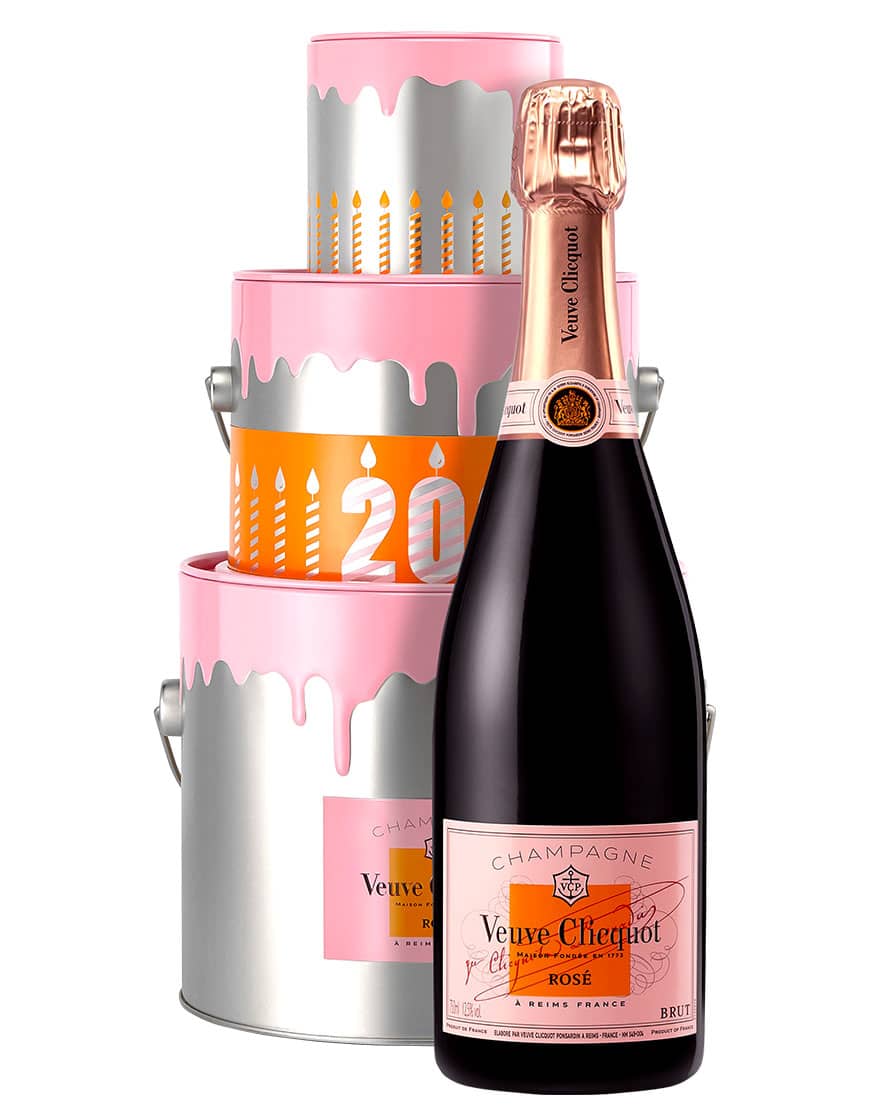 Champagne AOC Anniversary Bucket Cake Veuve Clicquot